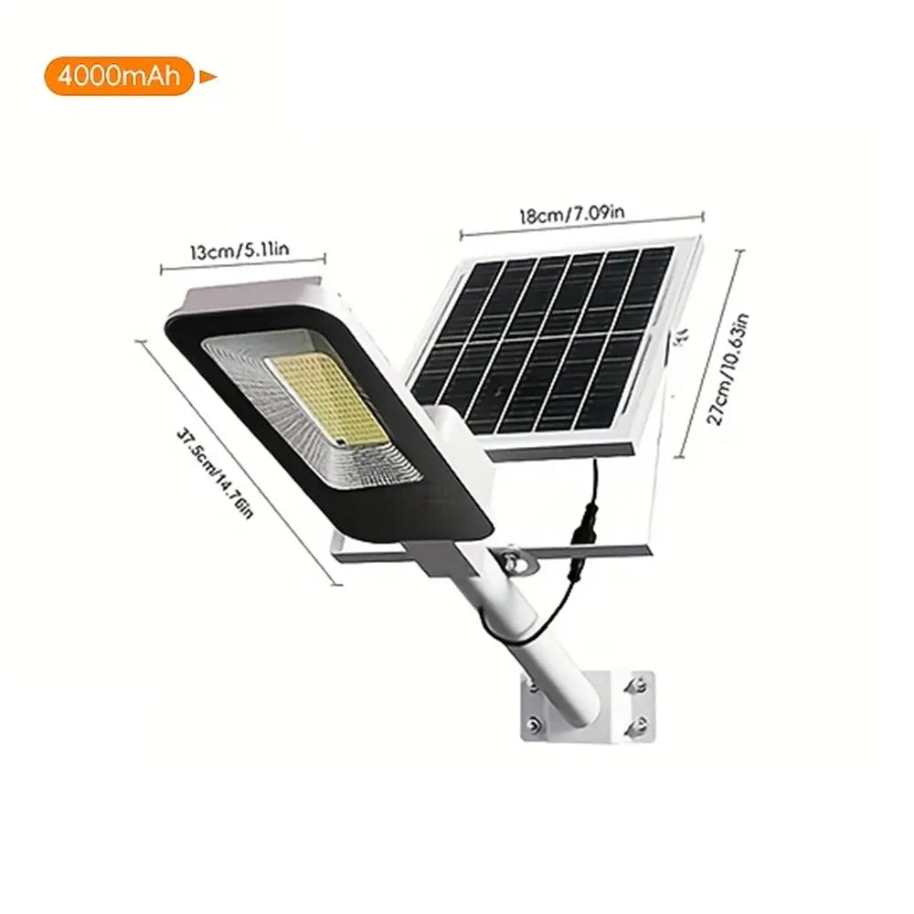 4 sets 4000mAh- Outdoor solar street lamps, commercial area lighting fixtures, wall lights, with automatic sensor switches