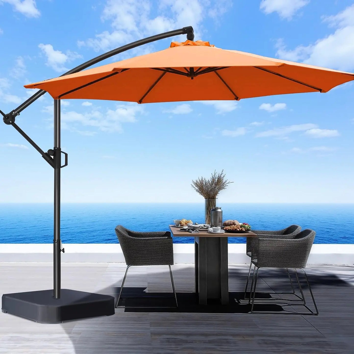 Cantilever Offset Patio Umbrella Base Included