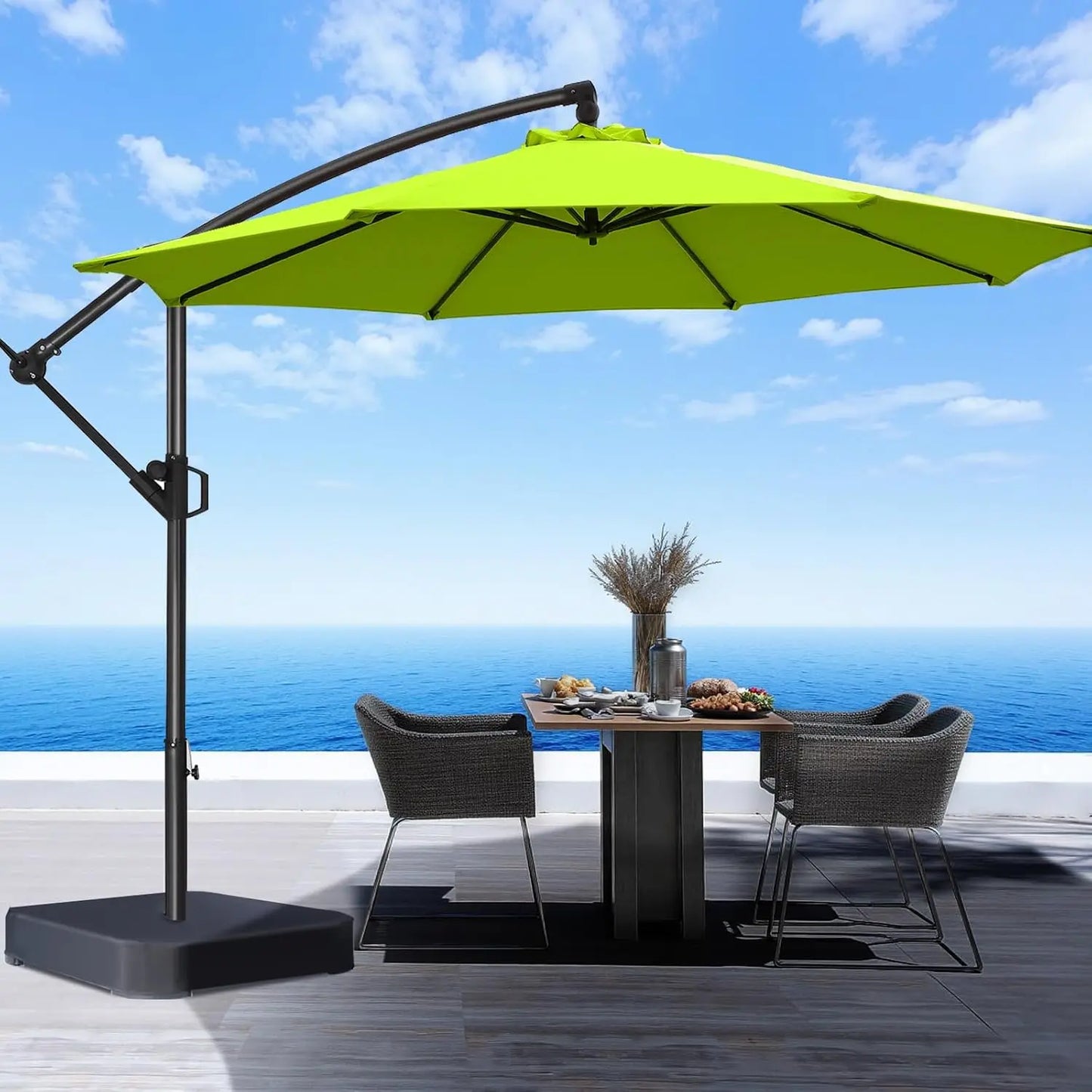 Cantilever Offset Patio Umbrella Base Included