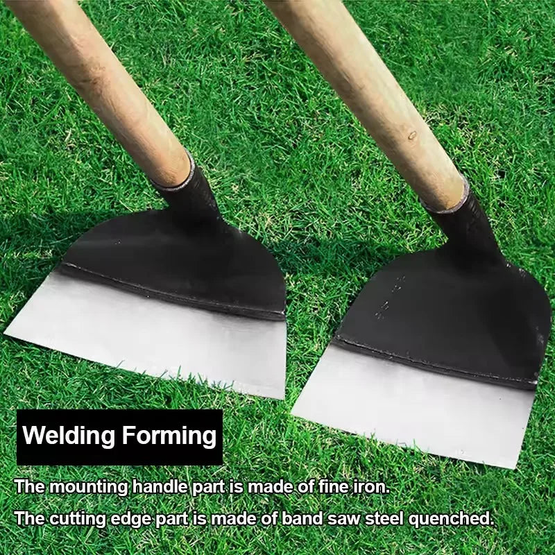 Manganese Steel Garden Hoe - Professional Gardening Weed Removal Machete Weed Remover Hand Tools for Planting Vegetables