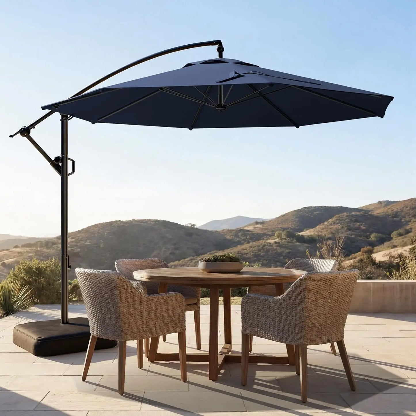 Cantilever Offset Patio Umbrella Base Included