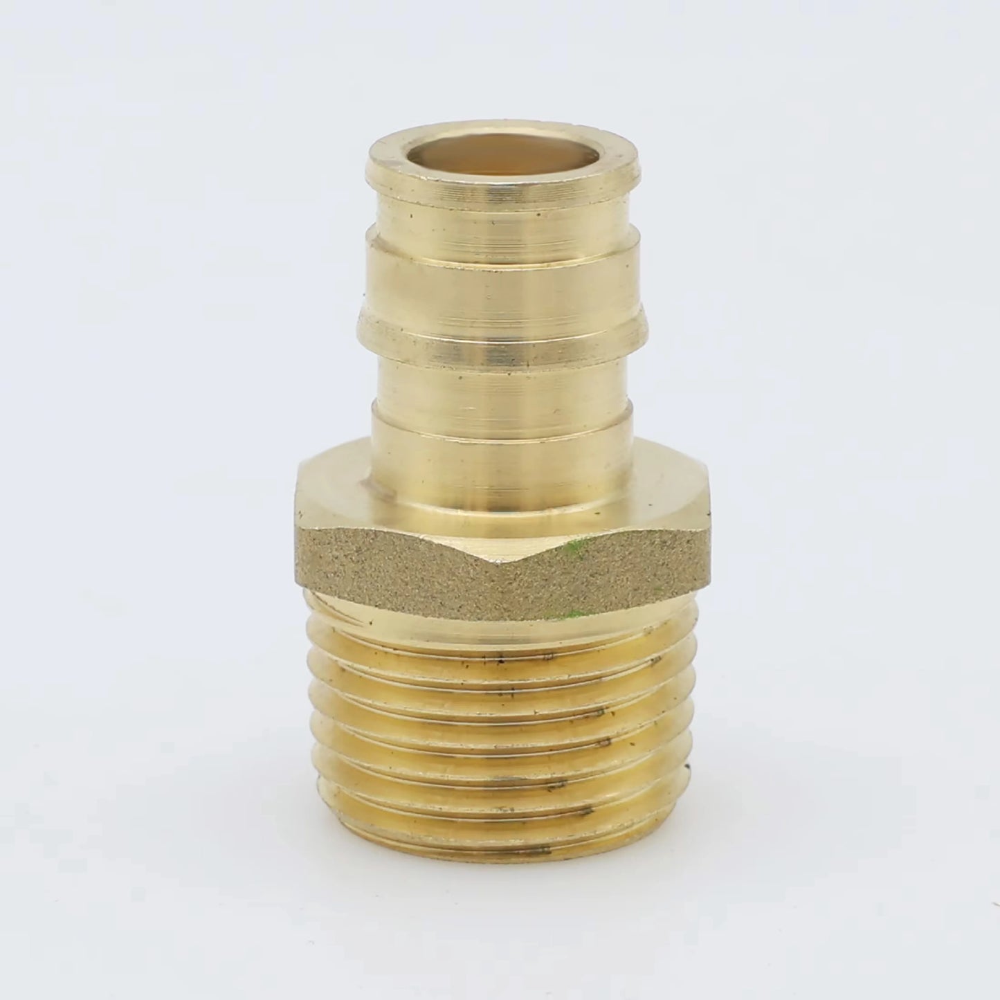 KING SMART  F1960/PEX A Expansion 1/2" * 1/2" Male NPT Straight Male Adapter; 10Pcs/Case; Lead Free Brass; 80258