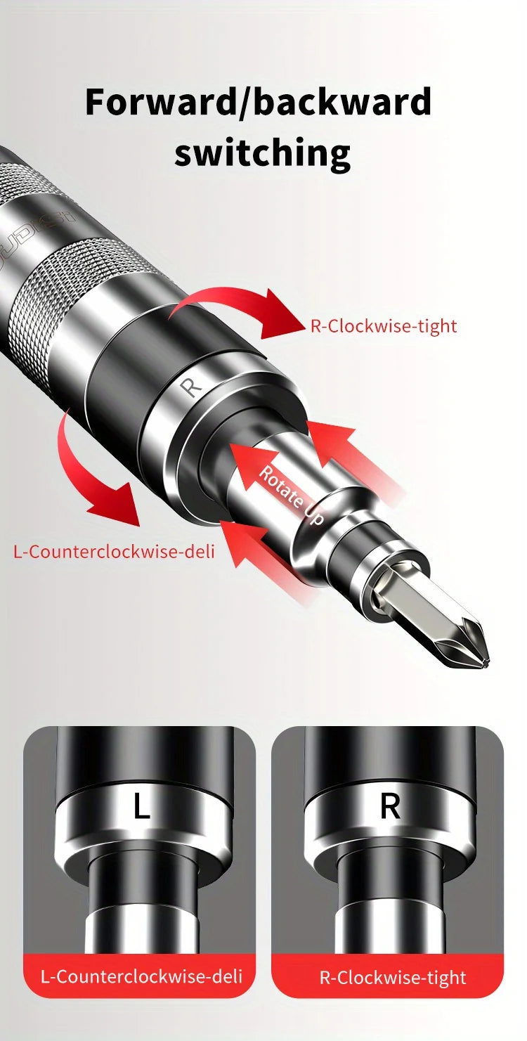 Heavy-Duty Impact Screwdriver Set - Manual Power Tool for Stubborn Screws, Automotive & Machinery Repair - Chrome Vanadium Steel