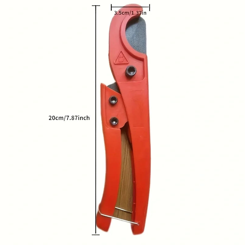 PVC Pipe Cutter Heavy Duty Labor-Saving Hose Scissors PVC PU PP PE Cutter Hose Hand Tools Pipe Shears Plumber Work Tools Cutting
