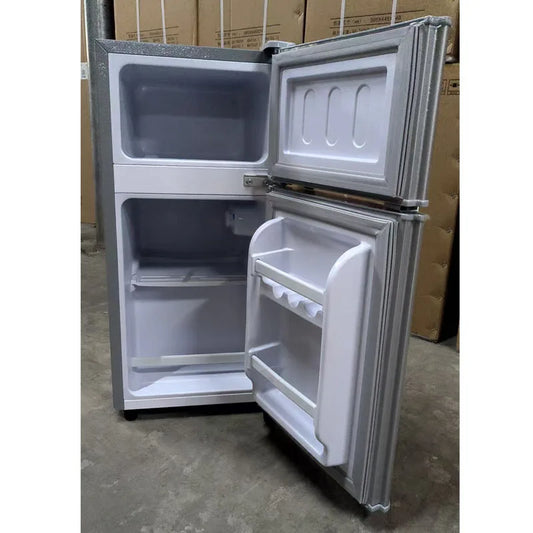 XMSJ 68L Two-Door Mini Refrigerator With LED Light