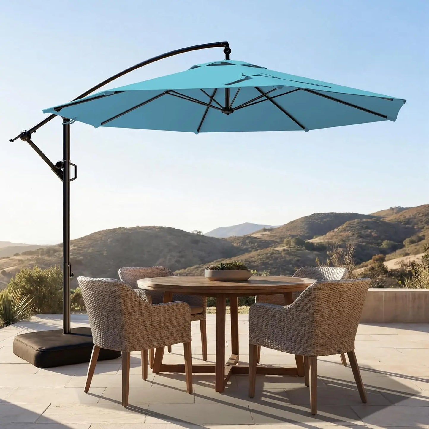 Cantilever Offset Patio Umbrella Base Included