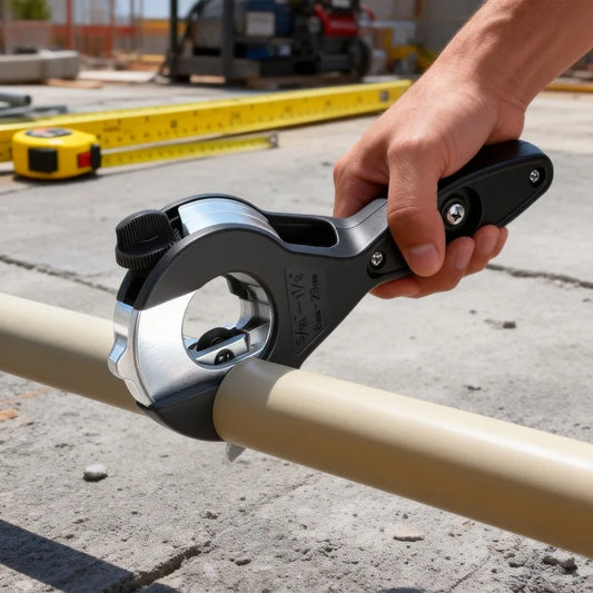 Versatile Ratchet Tube Cutter for Plumbing Repair Cuts Copper Aluminum Iron Stainless Steel PPR PE Pipes Easily Cutter Tool