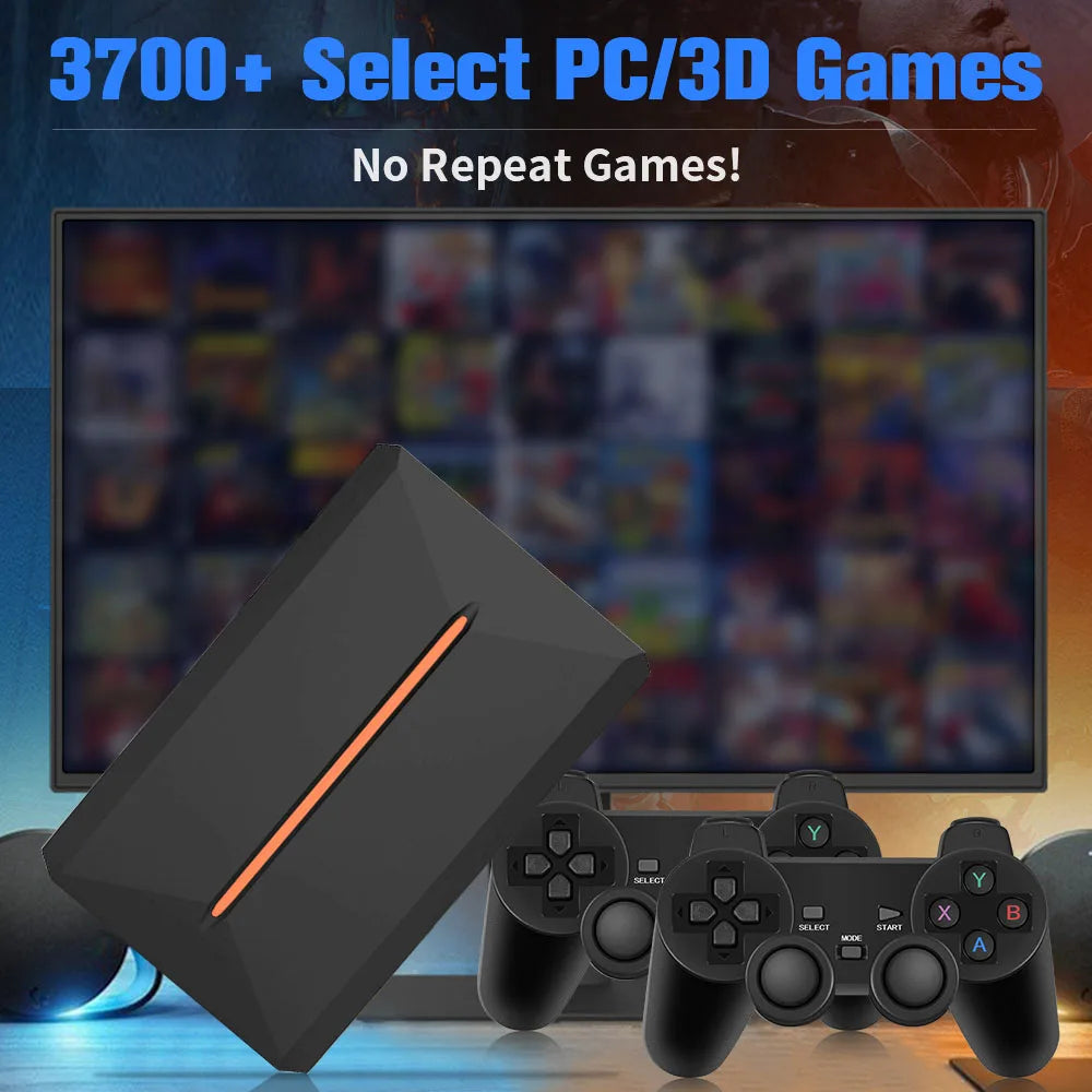 500GB Gaming HDD Launcbox System Emulator Console for PS4/PS3/Switch/PS2/Wii/Wiiu with 3700+ 3D/PC Games for Windows PC/Laptop