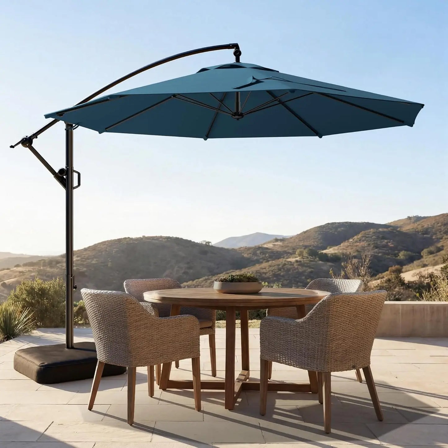Cantilever Offset Patio Umbrella Base Included