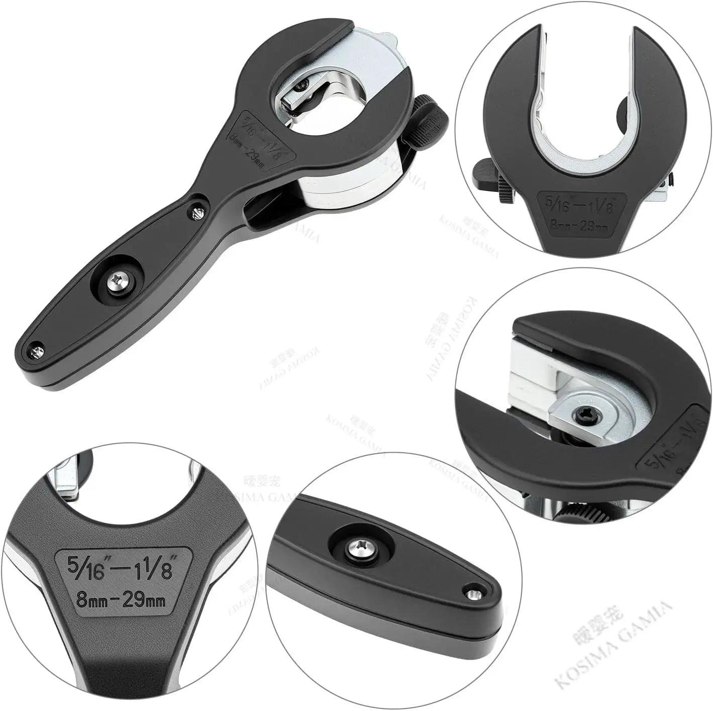 Versatile Ratchet Tube Cutter for Plumbing Repair Cuts Copper Aluminum Iron Stainless Steel PPR PE Pipes Easily Cutter Tool