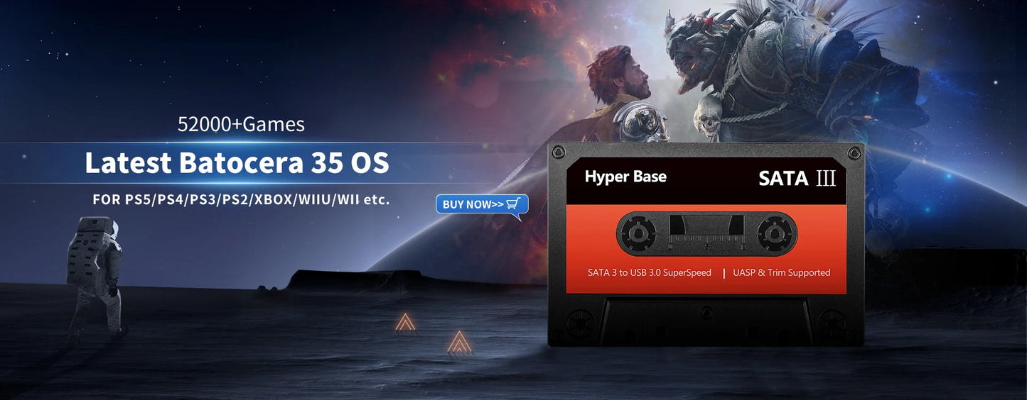 500GB Gaming HDD Launcbox System Emulator Console for PS4/PS3/Switch/PS2/Wii/Wiiu with 3700+ 3D/PC Games for Windows PC/Laptop