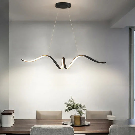 Nordic Modern Minimalism Pendant Lights Led Pendant Lamp Dining Room Kitchen Island Led Chandelier Dining Table Remote Control