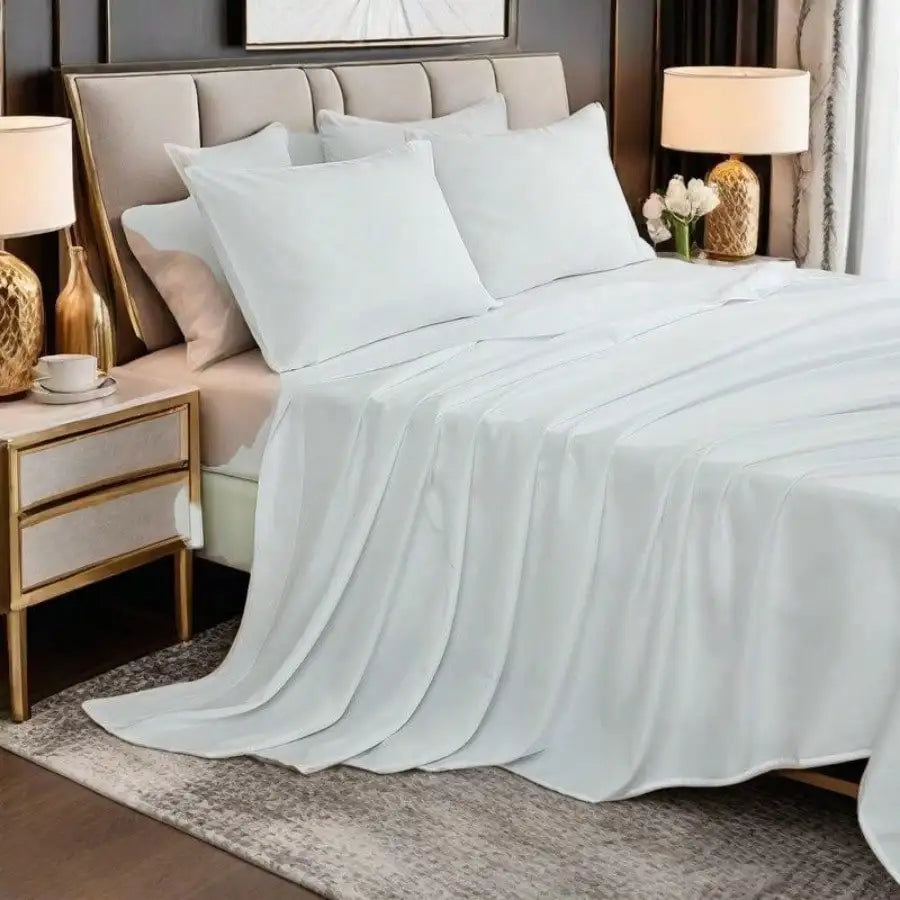 6pcs Sheet Set - Ultra Soft BedSheets   - Brushed Microfiber - Deep Pockets  Cooling & Breathable
