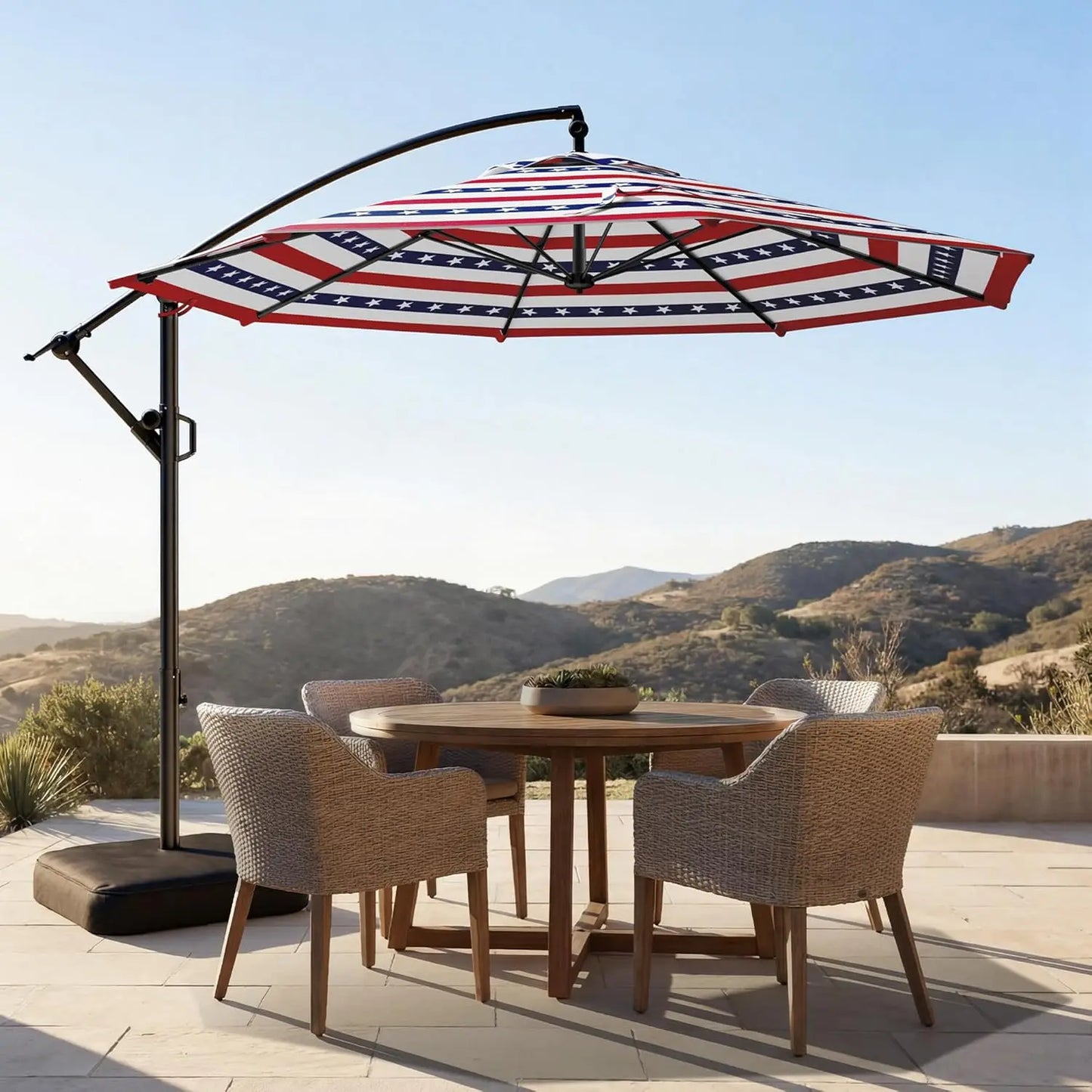 Cantilever Offset Patio Umbrella Base Included