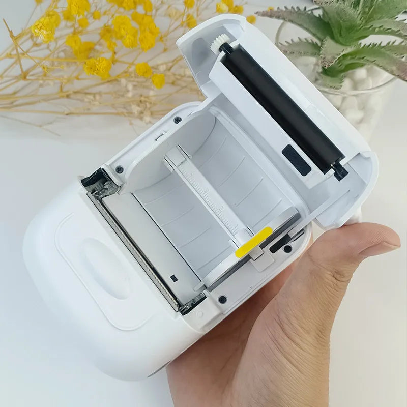 MARKLIFE P50 Mini Portable Bluetooth Thermal Label Printer for Address Clothing Jewelry Retail Barcode Office Compatible Phones