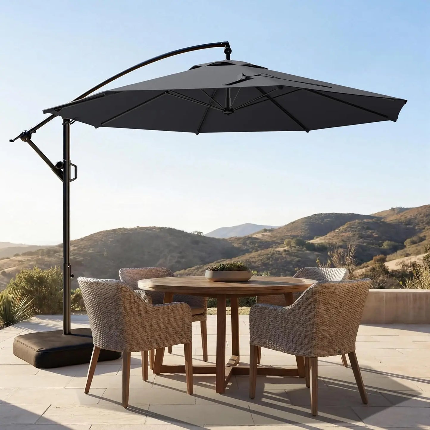 Cantilever Offset Patio Umbrella Base Included