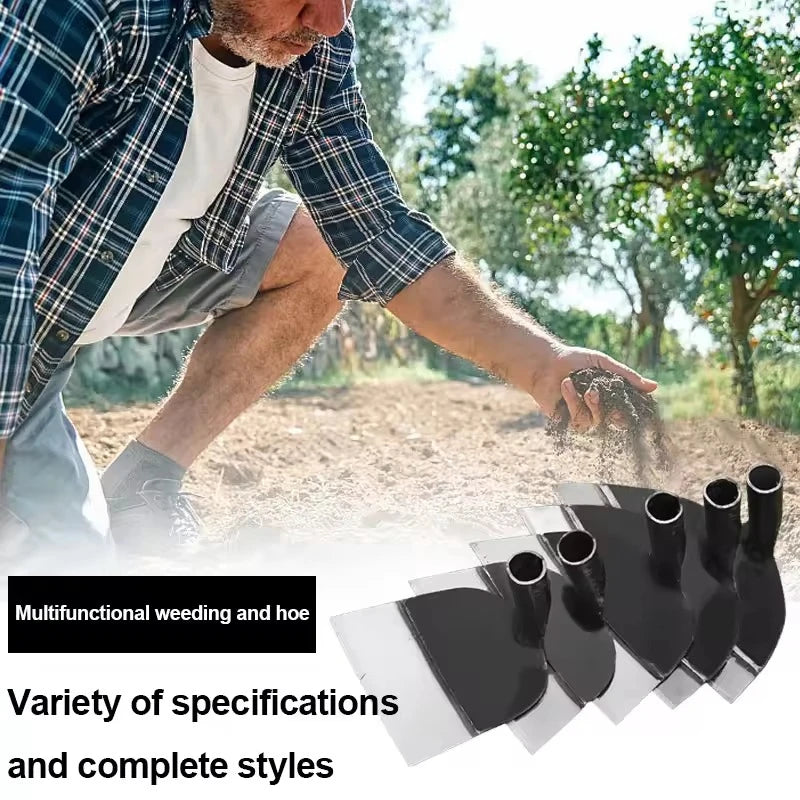 Manganese Steel Garden Hoe - Professional Gardening Weed Removal Machete Weed Remover Hand Tools for Planting Vegetables