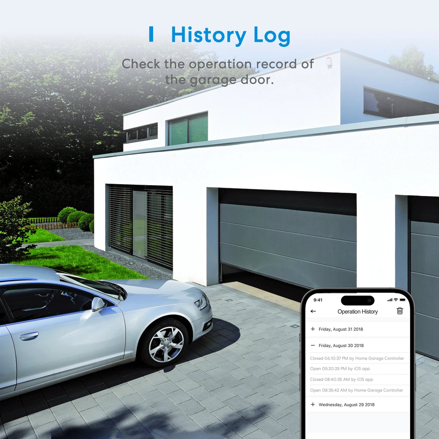 Meross HomeKit Smart WiFi Garage Door Opener MSG100 With Security Alarm Function Remote Control Shipping from US