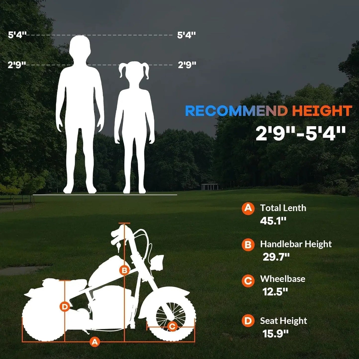 HiMIS Kids 24V 250W Electric Dirt Bike With Two Speed Up To 14 MPH
