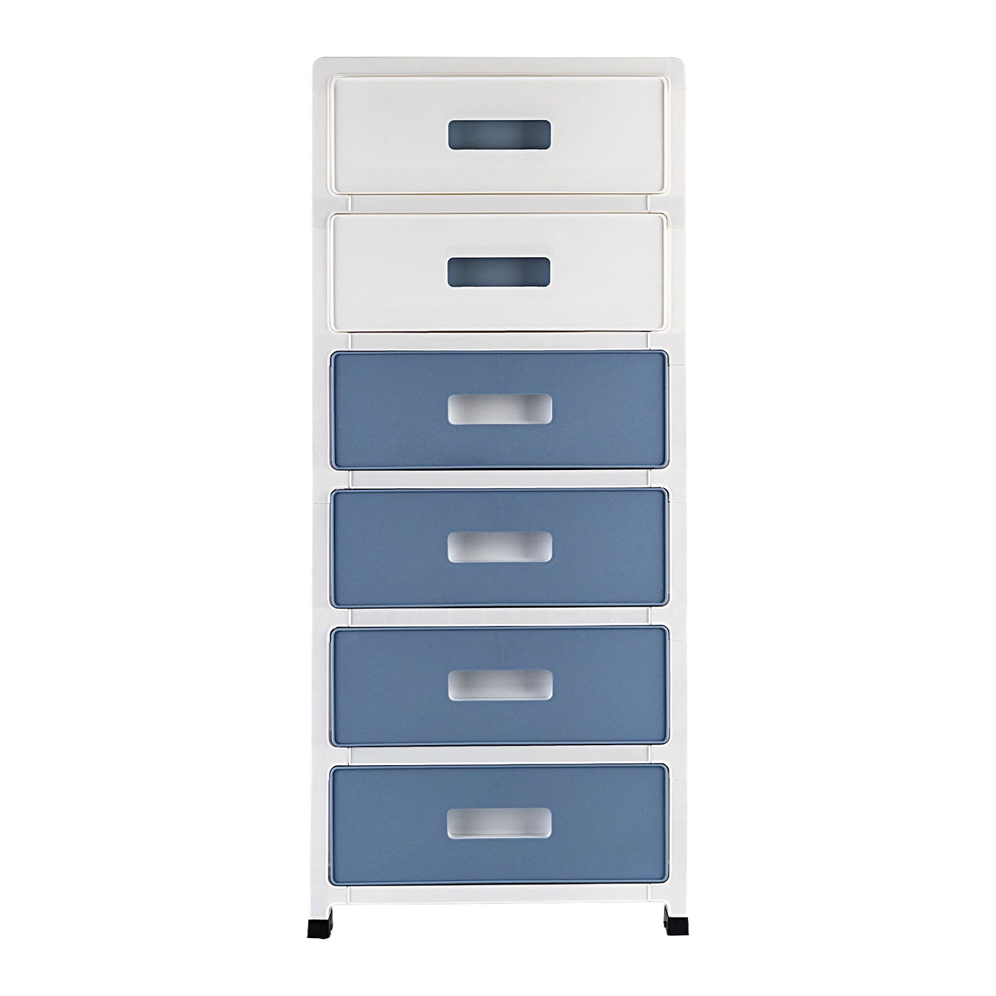 6 Tier Drawer Cabinet Plastic Drawer Tower Drawer Desktop Organizer For Kitchen Bathroom Living Room Bedroom Office 35*26*83.5cm