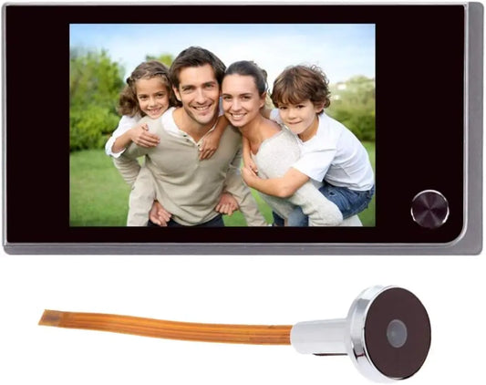 3.5 Inch Digital Doorbell with LCD Screen, 120 Degree View, IR Camera for Home Security