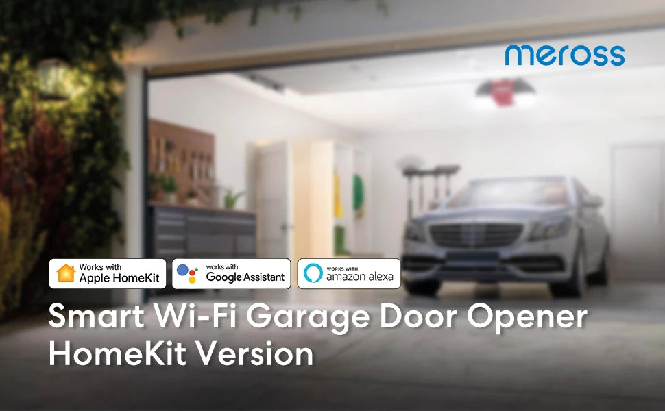 Meross HomeKit Smart WiFi Garage Door Opener MSG100 With Security Alarm Function Remote Control Shipping from US